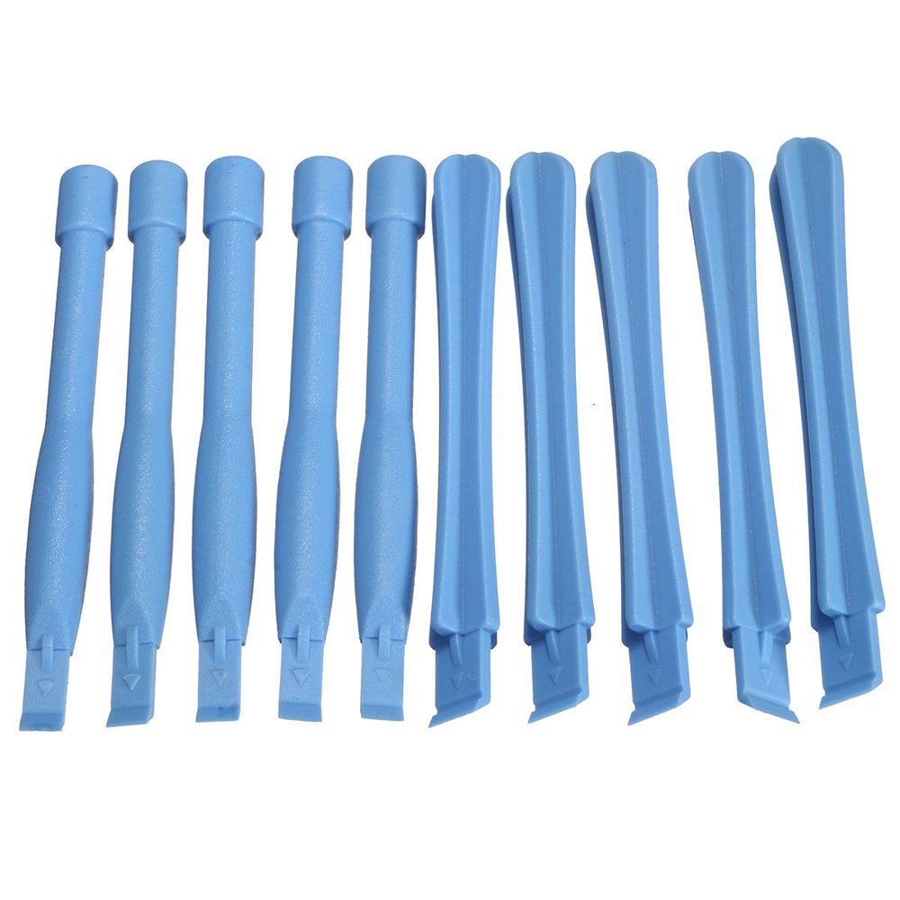 10x 10pcs Lot Blue Plastic Pry Bar Tools for iPod Zune MP3 Player Opening Repair