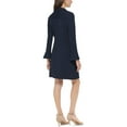 thumbnail image 2 of Tommy Hilfiger Womens Petites Ribbed Mini Wear to Work Dress, 2 of 2