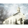 thumbnail image 3 of Villa, Mlli 14x12 Black Modern Framed Museum Art Print Titled - Front Of The Church, 3 of 5