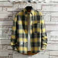 thumbnail image 5 of Towmus Plus Size Classic Flannel Shirt Long Sleeves Casual Button Down Collared Fall Tops M-3XL, 5 of 9