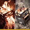 thumbnail image 2 of OneTigris ROCUBOID Titanium Wood Stove EVIL EYES Version, Weighs 400g, 2 of 8