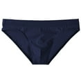 thumbnail image 2 of ZQUUVOU Men's Briefs Low Waist Solid Color Comfortable Underwear (Dark Blue,2XL), 2 of 9