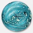 thumbnail image 1 of Designart'motif Précieux Bleu Fabuleux' Horloge Murale Moderne, 1 of 6