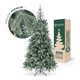 thumbnail image 1 of Árbol de Navidad Artificial Realista Verde Nevado 1.8m Esquimal, Pino Escandinavo con Ramas Tridimensionales, 1 of 6
