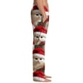 thumbnail image 4 of Fabrcox Christmas Mens Pajama Pants Wide Leg Baggy Elastic Waist Pj Pants with Pockets Casual Snowman Printed Drawstring Pajama Bottoms Vermilion XL, 4 of 4