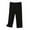 Black, variant on Fashion Pants For Women Summer Cropped Pants Thin Style Home Plus Size High Waist Pajamas Comfy Loose Fit Trousers