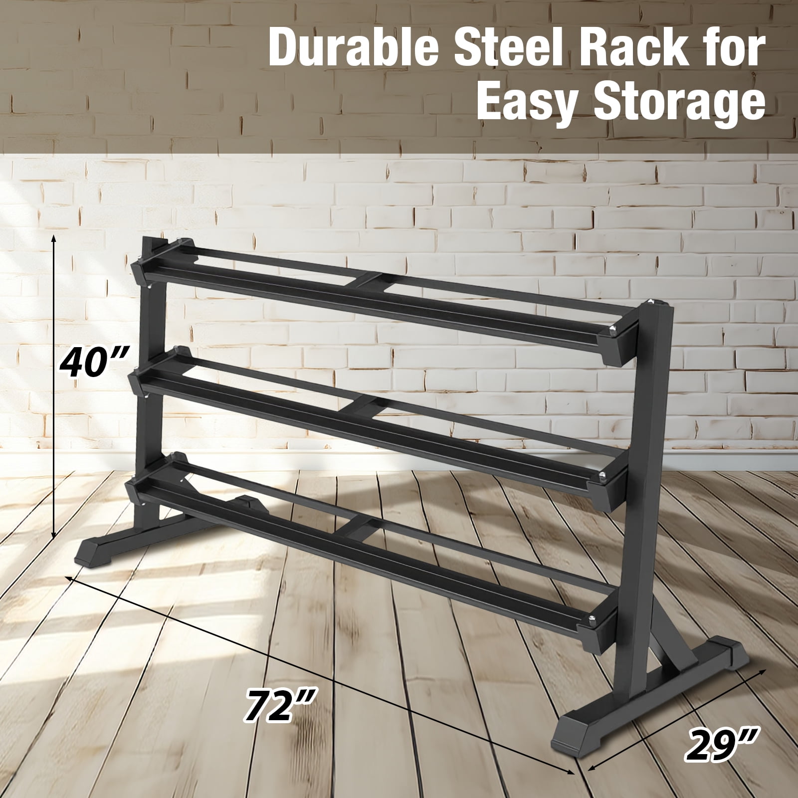 5–75 lbs Dumbbells Weight Set (15 Pairs) with Weight Storage Rack, 1200 lbs Hex Dumbbell Sets, Gyms Weights Dumbbells Sets with Rack, Weight Set for Home Gym, Strength Training