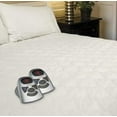 thumbnail image 3 of BIDDEFORD BLANKETS Quilted Electric Heated Mattress Pad with Digital Controller, King, White, 3 of 4