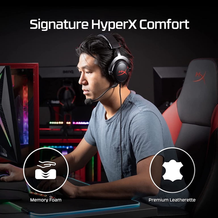 HyperX Cloud Core + 7.1 - Gaming Headset (Black) - Stereo - Mini