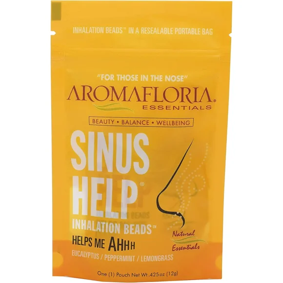 Aromafloria Inhalation Beads 0.42 Oz Blend Of Eucalyptus, Peppermint, Lemongrass By Aromafloria