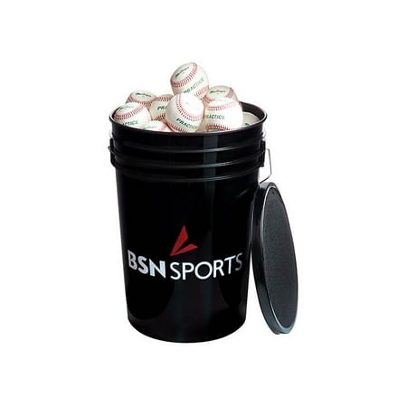 79p Baseballs - Sports Bucket with 79P Baseballs in Black
