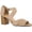 Nude Leather, variant on Bella Vita Korrine Block Heel Sandals (Women)