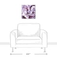 thumbnail image 3 of Creative Products Soft Floral Abstract Lilac Bush 16 x 16 Canvas Wall Art, 3 of 5
