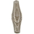 thumbnail image 2 of Barbecue Grill 11cm Poignée en Acier Inoxydable Fourneau à Ressort Poêle Fumoir Argent, 2 of 7