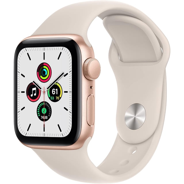 Refurbished Apple Watch SE (2020) 1st Gen 44mm A2354 (GPS + Cellular) Gold (Grade A+)