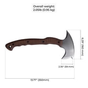 Camping Hatchet 13.77 w/ Polymer Composite handle, Forged Camp Axe