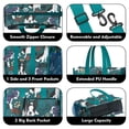 thumbnail image 3 of Teacher Tote Bag,Boston Terrier with Bones and Paws Teacher Utility Tote Bag,Large Work Tote Bags for Women with Multiple Pockets,Top Zipper Closure,13.8x10.6x6.7 Inch, 3 of 5