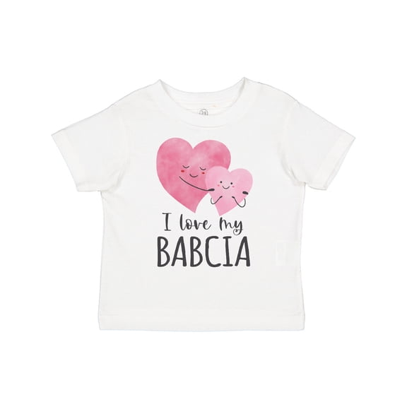 Inktastic I Love My Babcia Boys or Girls Toddler T-Shirt