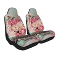 thumbnail image 2 of Cauagu Vintage Typewriter Floral Print Car Seat Covers,Universal Automotive Seat Covers Car Seat Protectors Easy to Install Car Cover Car Accessories Auto rucks Van & SUV-1, 2 of 9