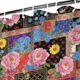 thumbnail image 3 of Pioneer Flower Floral Print Pattern Shower Curtain 36"x72", Bathroom Decorative Shower Curtain Set with 12 Hooks, Waterproof Washable, 3 of 6