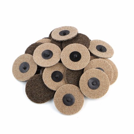 

Stark 3 Roloc Sanding Disc Surface Conditioning Roll-On/Off Quick Change Disc -25 Pack (Brown-Coarse)