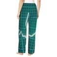 thumbnail image 3 of Disketp Ecg Wave Print Women'S Comfy Pajama Pants Casual Drawstring Palazzo Lounge Wide Leg Pants, 3 of 9