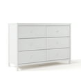 thumbnail image 3 of Graco Olivia 6 Drawer Double Dresser, White, 3 of 11
