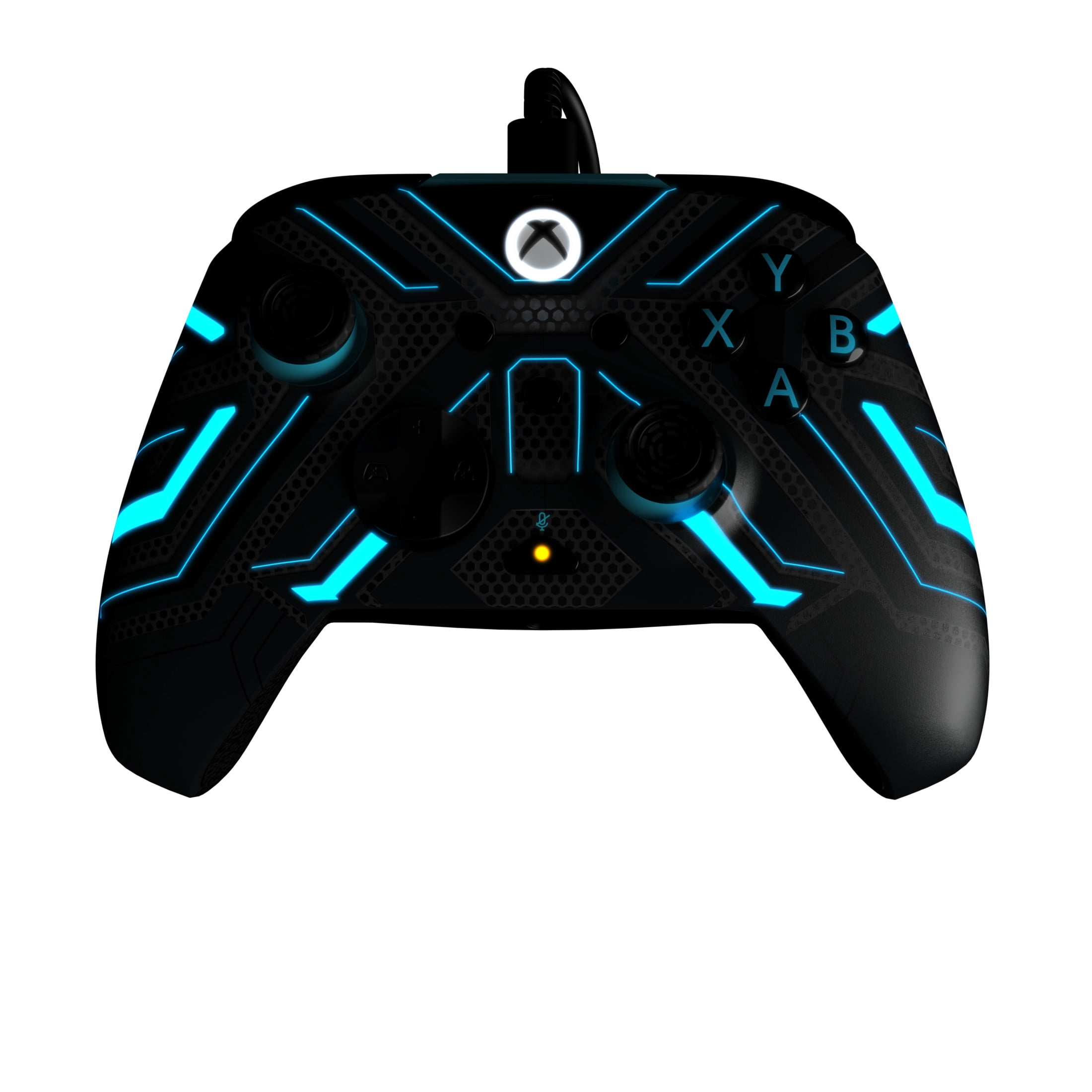 PDP Rematch Glow Advanced Wired Controller for Xbox & Windows 10/11, Titan Steel