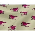 thumbnail image 4 of oneOone Viscose Jersey Fabric Branch & Bird Block Print Fabric BTY 60 Inch Wide, 4 of 4