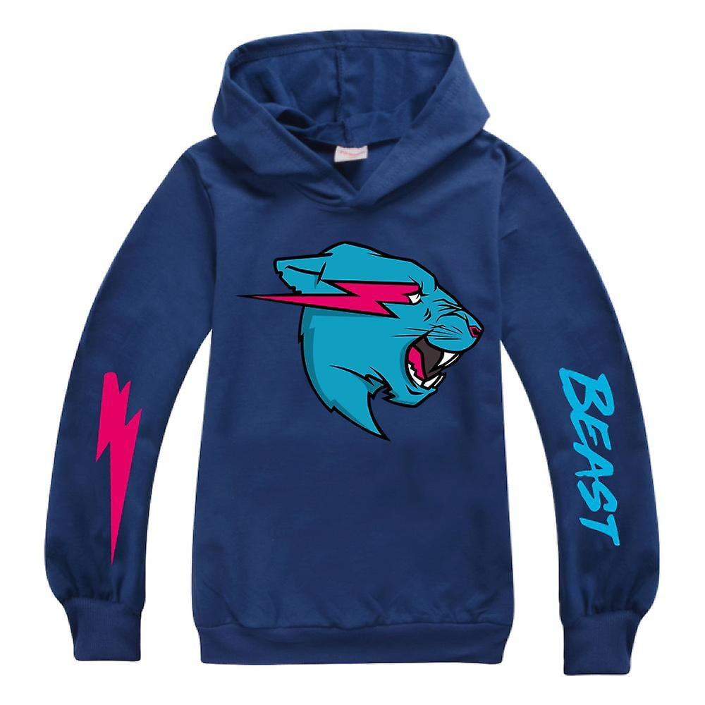 Mr Beast Lightning Cat Kids Hoodie Unisex Sudadera con capucha de manga larga Pullover Casual Slim Fit Top Activewear Walmart en linea