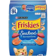 Purina  Dry Cat Food High Protein Seafood Sensations, 16 lb Bag