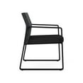 thumbnail image 4 of Gansett Reception Waiting Guest Chair / Black Steel / Dark Gray / Black, 4 of 5