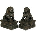 thumbnail image 3 of Oriental Furniture Foo Dog Statues - Set of 2, 3 of 5