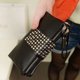 thumbnail image 3 of Bolso Cartera/Cartera Remache Delantero Remache/Clutch Moda Negro, 3 of 3