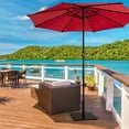 thumbnail image 3 of Patiojoy 36LBS Outdoor Market Umbrella Base Stand Square Umbrella Holder Black, 3 of 6