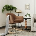 thumbnail image 1 of QinaQin Velvet Nursery Rocking Chair, High Back Glider with Padded Upholstery for Nursing, 1 of 8