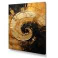 thumbnail image 2 of Designart "Desert Mirage Spiral In Gold And Black" Abstract Spirals Wall Decor, 2 of 7