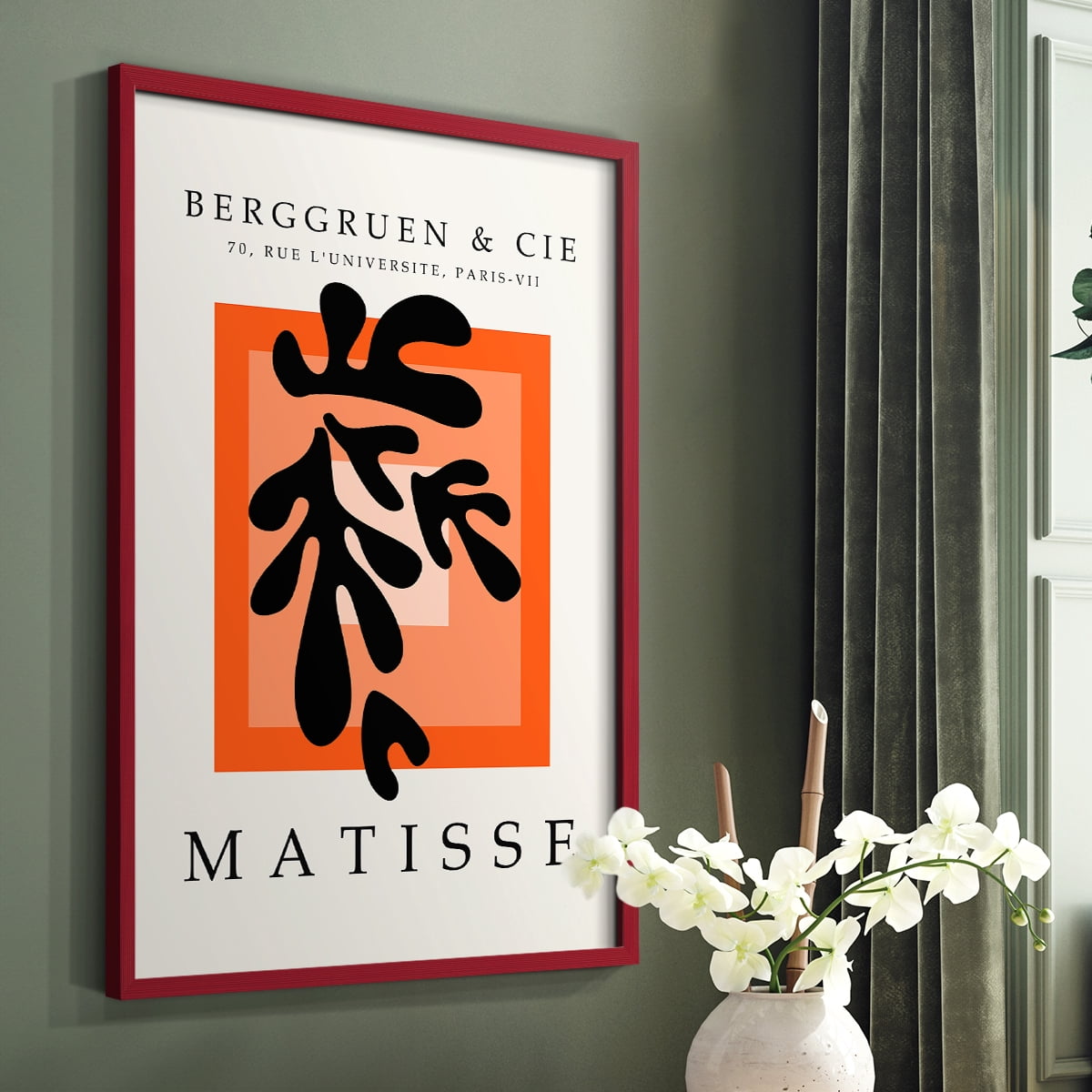 Matisse CII Framed Print - Solid Wood