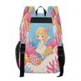 thumbnail image 3 of Ttyddzy Clear Backpack Heavy Duty PVC Transparent Backpack for College Workplace, Coral Reef Fairy Art, 3 of 8