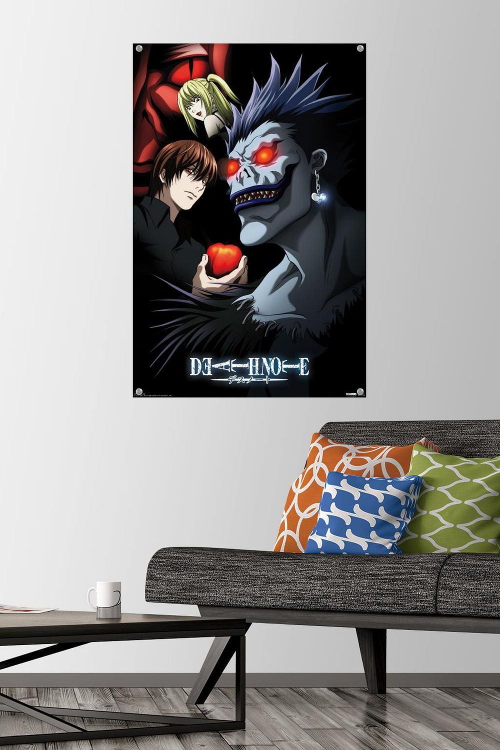 Death Note - Group Wall Poster, 22.375" x 34" Framed