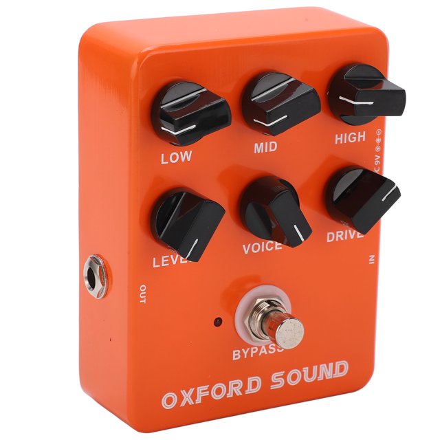 Pedal de efecto Jadeshay simulador de amplificador rock británico Naranja