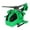 Green-GN-home supplies, variant on ABPWLY Toys Children's Toy Simulation Bus Motorcycle Helicopter Model Car Inertia Push and Go Vehicle with Rubber Tires Boy Toys