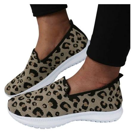 

〖JISUAN〗Women S Sneakers Wedge On Shoes Fashion Women S Casual Summer Mesh Sport Slip Print Women S