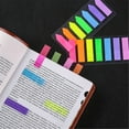 thumbnail image 3 of 4 Sets Sticky Tabs, Neon Book Tabs, Colored Flag Page Tabs Self Adhesive for Annotating Books, Page Markers, Fluorescent File Index Tabs for Notebooks, Removes Cleanly, 640pcs, 3 of 4