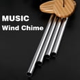 thumbnail image 2 of Hummingbird Solar Wind Chimes for Outside,Aluminum Tubes Memorial Wind Bell for Garden(25 Inch Deep Tone), 2 of 7