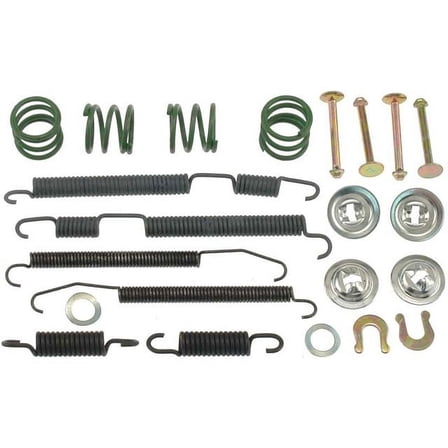 Rear Drum Brake Hardware Kit - Compatible with 1993 - 2002 Mitsubishi Mirage 4-Door 1994 1995 1996 1997 1998 1999 2000 2001