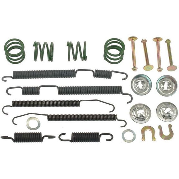 Rear Drum Brake Hardware Kit - Compatible with 1993 - 2002 Mitsubishi Mirage 4-Door 1994 1995 1996 1997 1998 1999 2000 2001