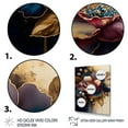 thumbnail image 3 of Designart Red And Gold Camellia Floral Design I Canvas Wall Art, 3 of 5