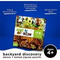 thumbnail image 3 of Crocodile Creek Above + Below 48-Piece Jigsaw Floor Puzzle - Fun Floor Puzzles for Kids Ages 4-8 - Heavy-Duty Shaped Box for Storage - Backyard Discovery - 18 x 24 inches Finished, 3 of 8