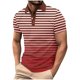 thumbnail image 1 of Mens Manga Corta Botón Abajo Camisas con Bolsillo Pulover Botón de Impresión de la Camisa de Solapa de Poliéster Cuello de Vuelta, Blusa Casual para Hombres, 1 of 5